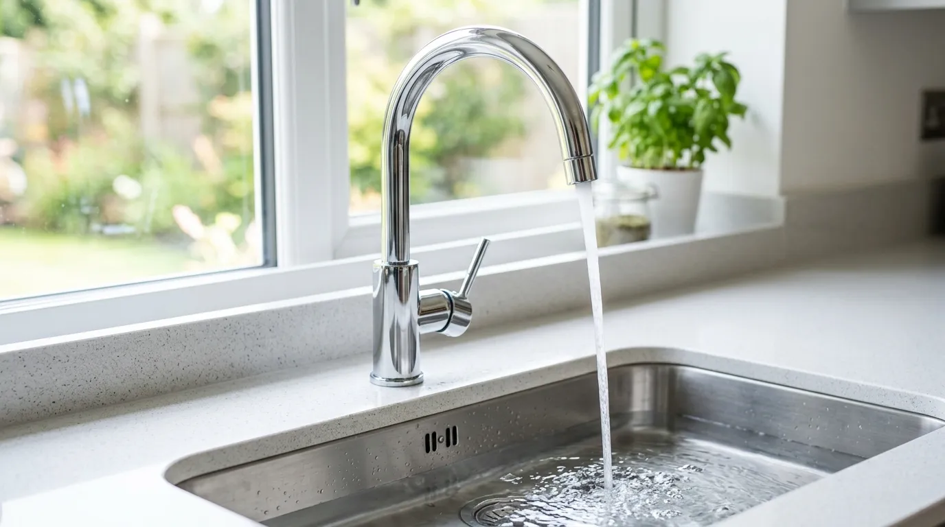 Local Plumbing Master Pros same day plumber fixing a faucet in Patchogue, NY